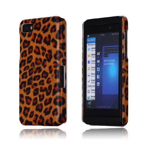 Leopard Oranssi Blackberry Z10 Kotelo