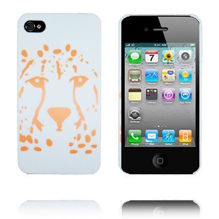 Leopard Valkoinen Iphone 4 Suojakuori