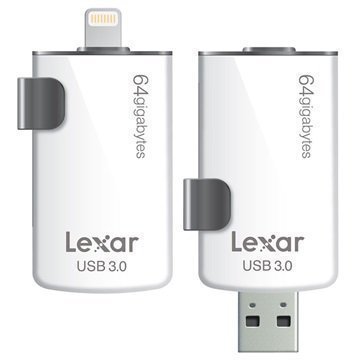 Lexar JumpDrive M20i Lightning / USB 3.0 Muistitikku 64Gt