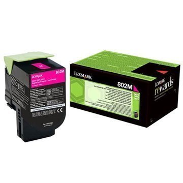 Lexmark 802M Värikasetti 80C20M0 Magenta