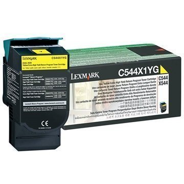 Lexmark C544X1YG Toner Keltainen