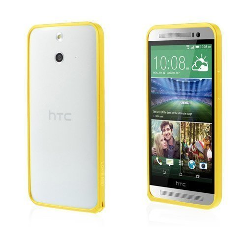 Love Me! Kulta Htc One E8 Metallinen Bumper Suojakehys
