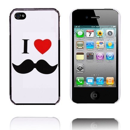 Lovesuojakuori I Love Moustache Iphone 4 / 4s Suojakuori