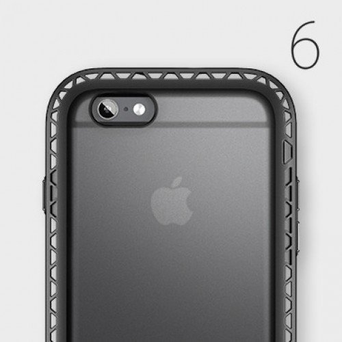 Lunatik SEISMIK for iPhone 6 Black/Clear