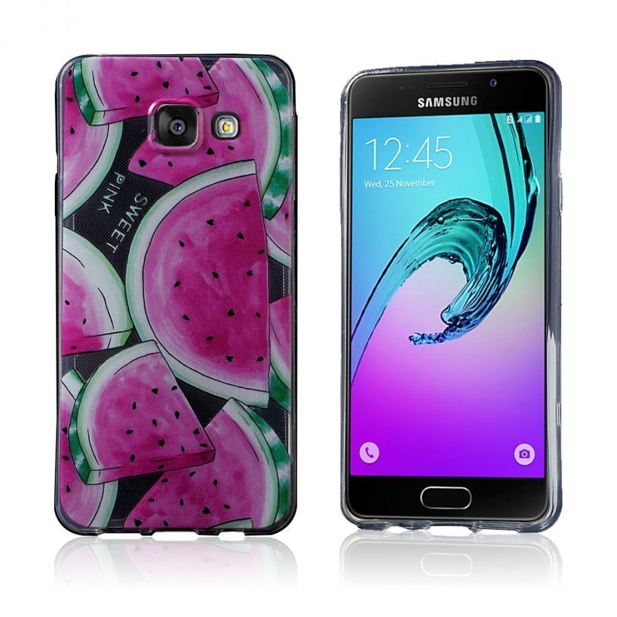 Lundbye Samsung Galaxy A3 2016 Kuori Herkullinen Vesimeloni