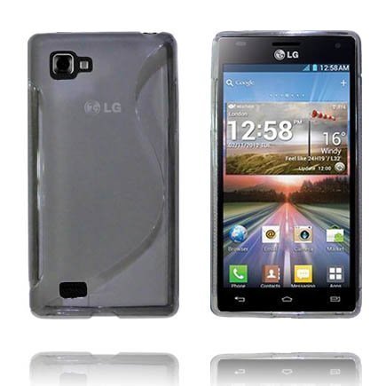 Läpikuultava S-Line Harmaa Lg Optimus 4x Hd Suojakuori