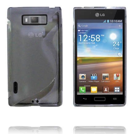 Läpikuultava S-Line Harmaa Lg Optimus L7 Suojakuori