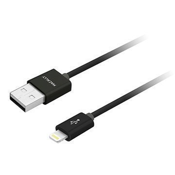 Macally Lightning / USB Kaapeli iPad 4 iPhone 5 iPad Air Musta