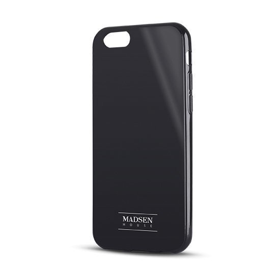 Madsen House Jellycase Inge iPhone 6 / 6S suojakotelo + Suojakalvo Musta