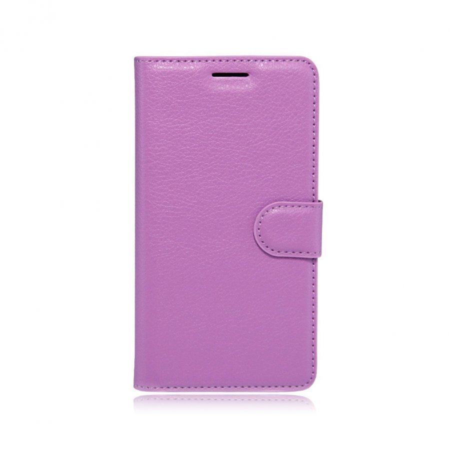 Mankell Lenovo K5 Litsi Nahkakotelo Korttitaskuilla Violetti