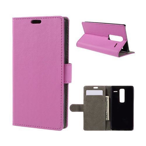 Mankell Lg Zero Leather Case With Wallet Hot Pink