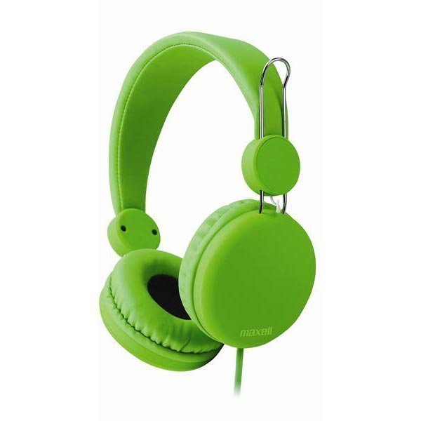 Maxell Spectrum Headphone headset 1 2m litteä kaapeli vihreä