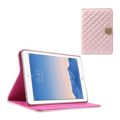 Mellvig Diamond Vaaleanpunainen Ipad Mini 2 / Mini 3 Nahkakotelo