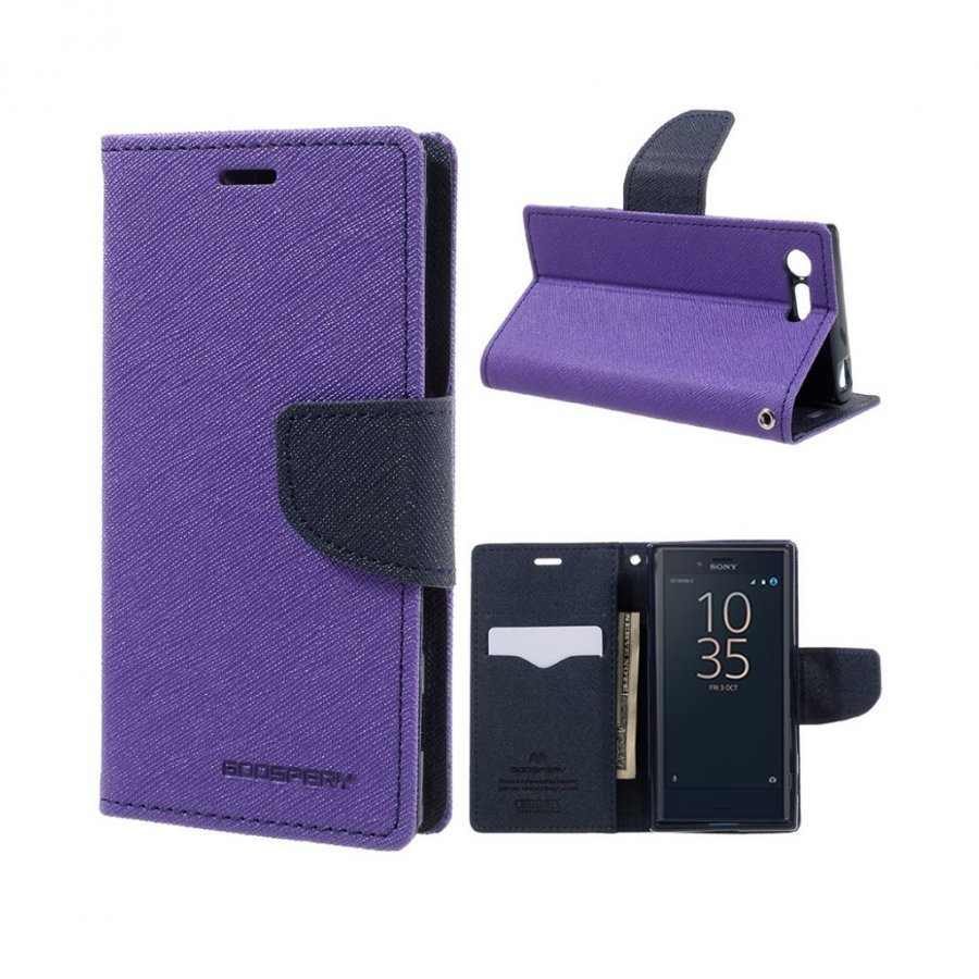 Mercury Goospery Sony Xperia X Compact Nahkakotelo Violetti