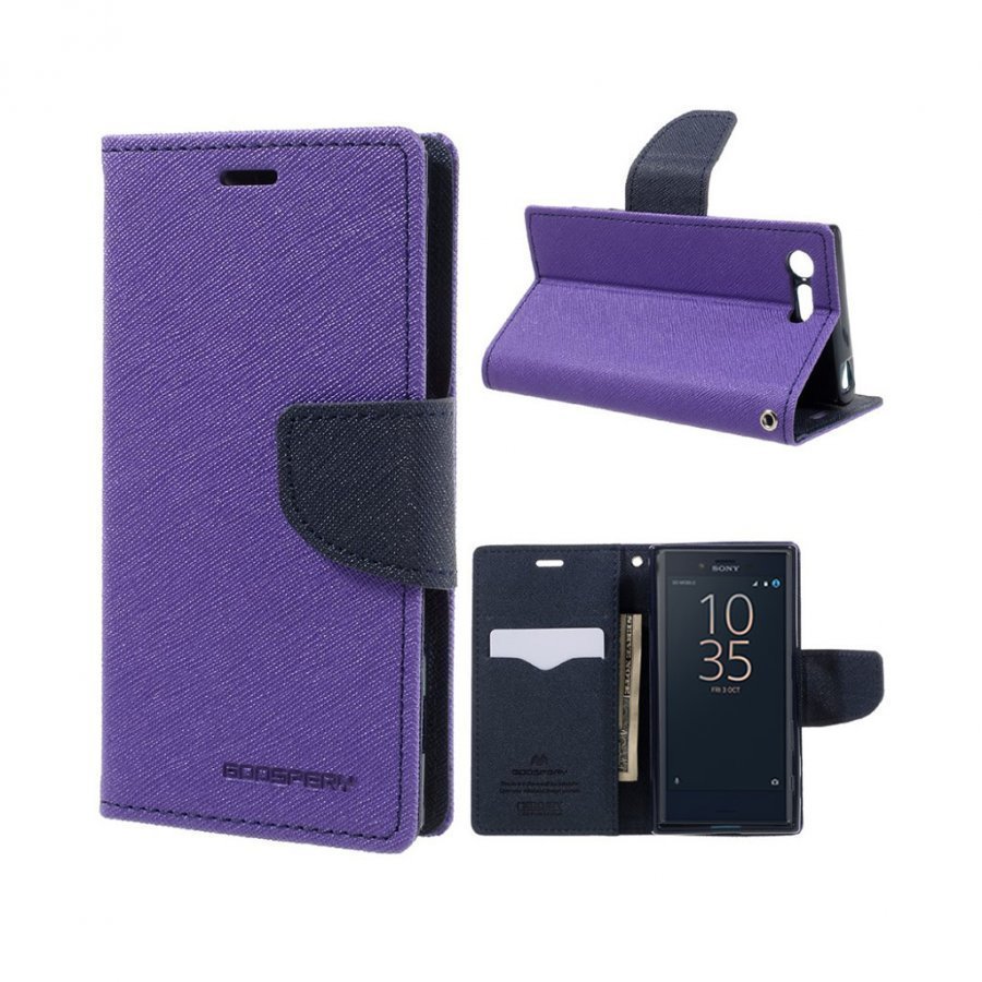 Mercury Goospery Sony Xperia X Compact Nahkakotelo Violetti