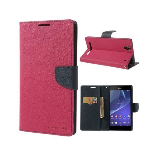 Mercury Kuuma Pinkki Sony Xperia T2 Ultra Nahkakotelo