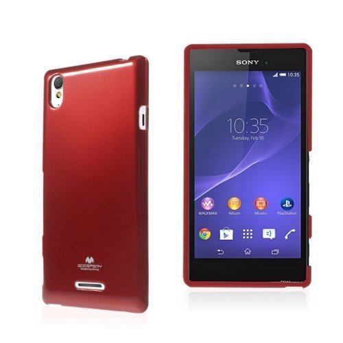 Mercury Punainen Sony Xperia T3 Suojakuori