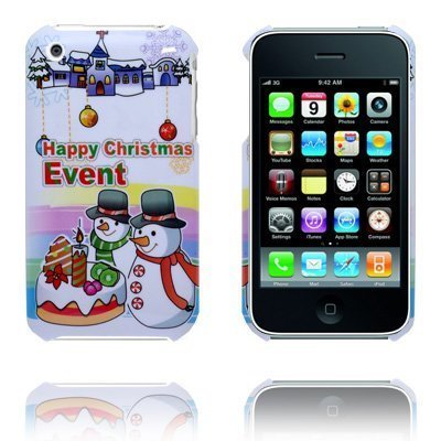 Merry Christmas Joulu Iphone 3g / 3gs Suojakuori