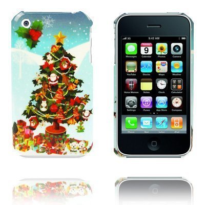 Merry Christmas Tree Iphone 3g / 3gs Suojakuori