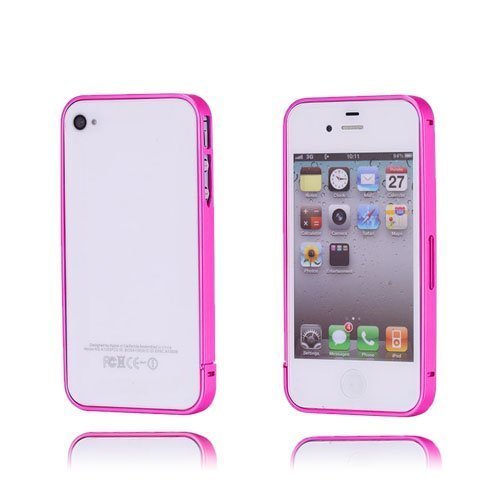 Metallix Kuuma Pinkki Iphone 4 / 4s Alumiini Bumper