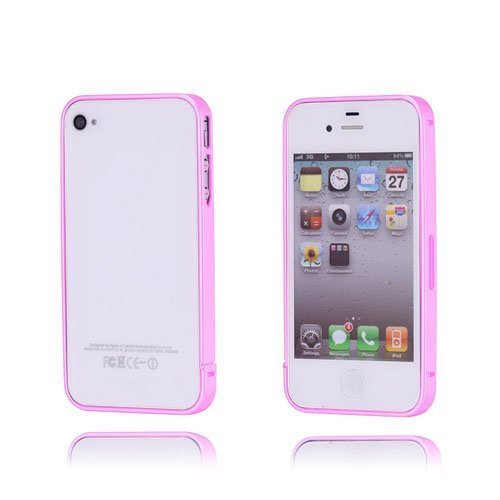 Metallix Pinkki Iphone 4 / 4s Alumiini Bumper