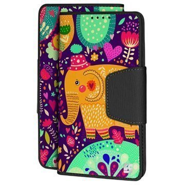 Microsoft Lumia 535 Beyond Cell Infolio Design Lompakkokotelo Carnival Elephant