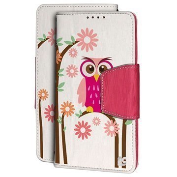 Microsoft Lumia 535 Beyond Cell Infolio Design Lompakkokotelo Daisy Owl