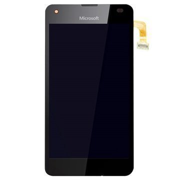Microsoft Lumia 550 Etukuori & LCD Näyttö Musta