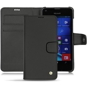 Microsoft Lumia 550 Noreve Tradition B Nahkainen Lompakkokotelo PerpÃ©tuelle Musta