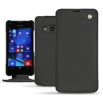 Microsoft Lumia 550 Noreve Tradition Nahkainen Läppäkotelo PerpÃ©tuelle Musta