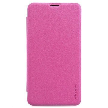 Microsoft Lumia 640 Dual SIM Lumia 640 LTE Nillkin Sparkle Läppäkotelo Kuuma Pinkki