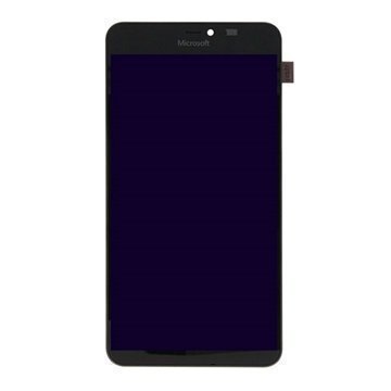 Microsoft Lumia 640 XL Etukuori & LCD Näyttö Musta