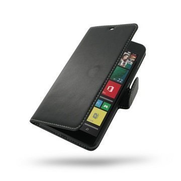Microsoft Lumia 640 XL LTE Dual SIM PDair Leather Case NP3BMS6DBX1 Musta