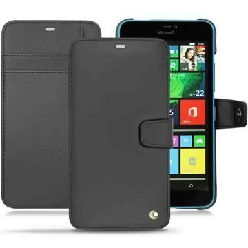 Microsoft Lumia 640 XL Noreve Tradition B Nahkakotelo PerpÃ©tuelle Musta