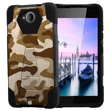 Microsoft Lumia 650 Beyond Cell Hyber V2 Shell Case Desert Camouflage