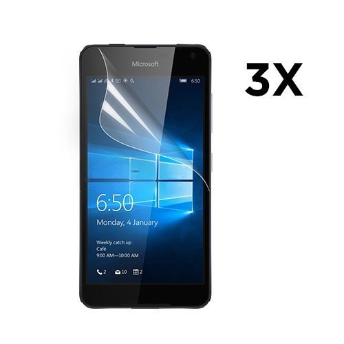 Microsoft Lumia 650 / Dual Sim Erittäin Kirkas Lcd Näytön Suojakalvo 3kpl Pakkaus