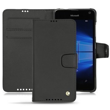 Microsoft Lumia 650 Noreve Tradition B Nahkainen Lompakkokotelo PerpÃ©tuelle Musta