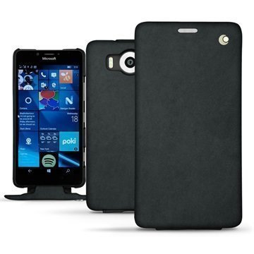Microsoft Lumia 950 Noreve Tradition Nahkainen Läppäkotelo Exception Dark Vintage