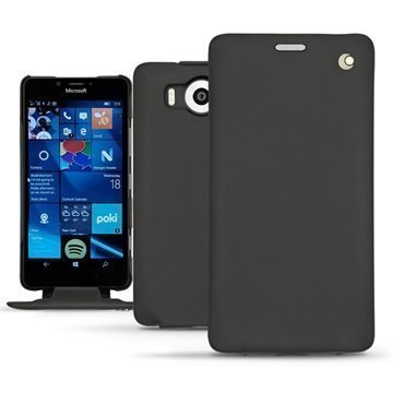 Microsoft Lumia 950 Noreve Tradition Nahkainen Läppäkotelo PerpÃ©tuelle Musta