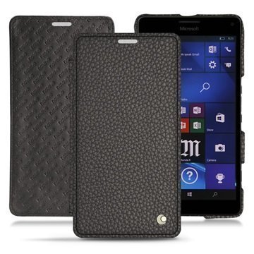 Microsoft Lumia 950 XL Noreve Tradition D Läpällinen Nahkakotelo Ambition Anthracite