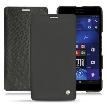 Microsoft Lumia 950 XL Noreve Tradition D Läpällinen Nahkakotelo PerpÃ©tuelle Musta
