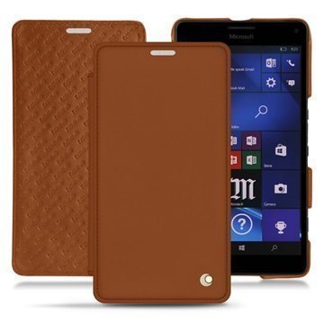 Microsoft Lumia 950 XL Noreve Tradition D Nahkainen Läppäkotelo PerpÃ©tuelle Ruskea