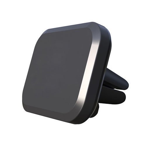 Mini Magneettinen Autoteline Ilmastointiritilä Kiinnityksellä Älypuhelimille Musta