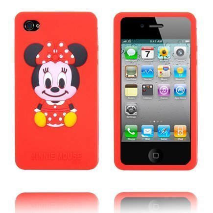 Minniebaby Punainen Iphone 4s Silikonikuori