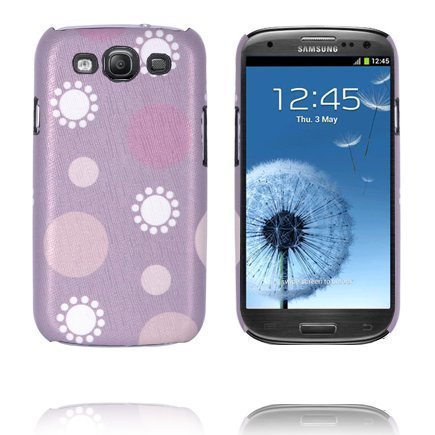 Mixmax Violetti & Kuviot Samsung Galaxy S3 Suojakuori