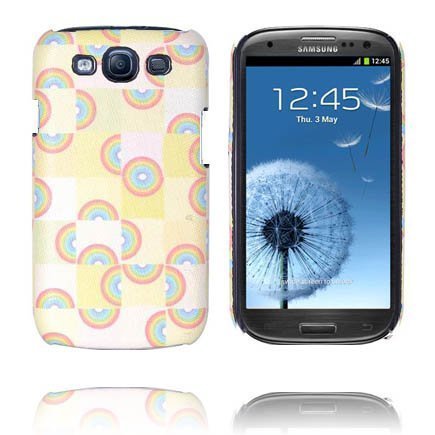 Mixmax Värikkäät Puoliympyrät Samsung Galaxy S3 Suojakuori