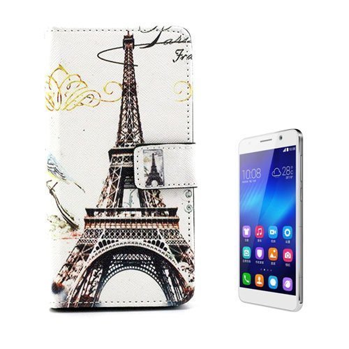 Moberg Huawei Honor 6 Nahkakotelo Standillä Eiffel Torni