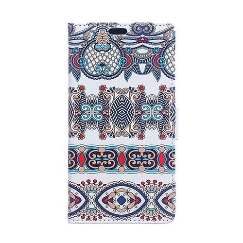 Moberg Huawei P9 Plus Pu Nahkakotelo Läpällä Klassinen Tyyli Kuvio