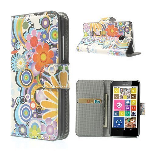 Moberg Kukka Kuvio Nokia Lumia 630 / 635 Suojakotelo