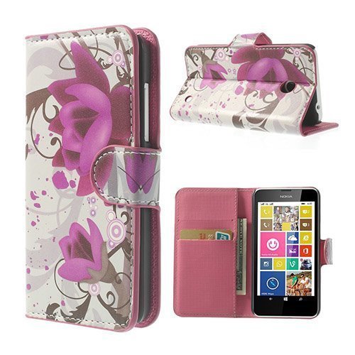Moberg Lotus Kukka Nokia Lumia 630 / 635 Suojakotelo